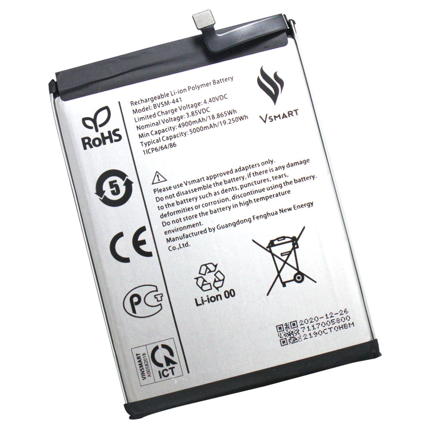 Pin vsmart joy 4 / bvsm-441 mới 100% bảo hành 1 đổi 1