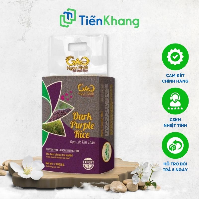 Gạo lứt tím than export - túi