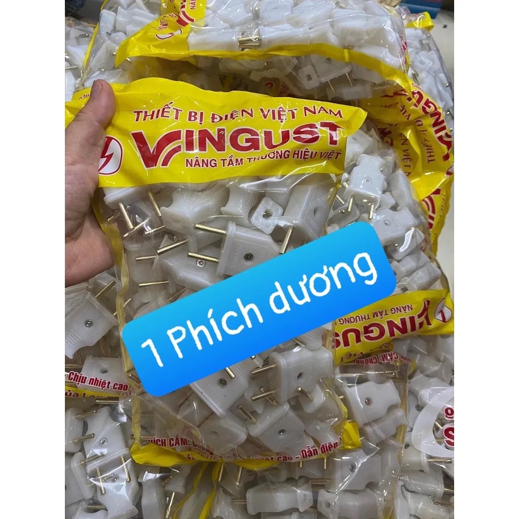 Combo 50 Phích cắm điện , phích âm có dây nối giá rẻ