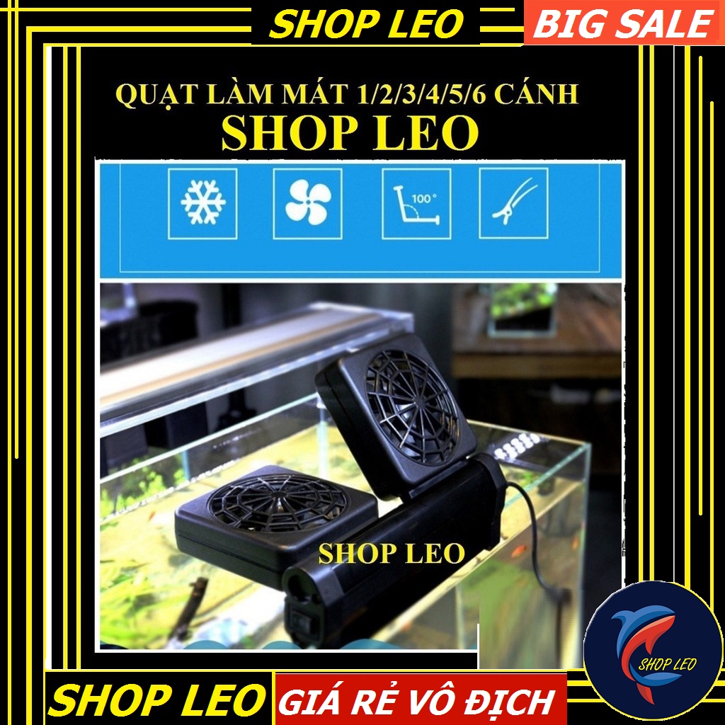 Quạt làm mát bể thủy sinh-hồ cá cảnh -phụ kiện thủy sinh - Quạt tản nhiệt cho hồ cá cảnh - shopleo