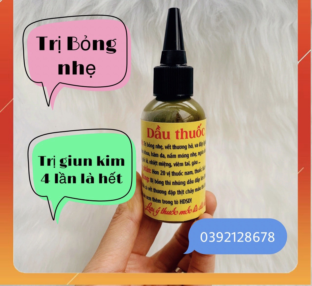 Dầu Minh Ngọc  Bỏng Nhẹ ,Giun Kim 4 Lần Hết LS11 LINHSHOP89
