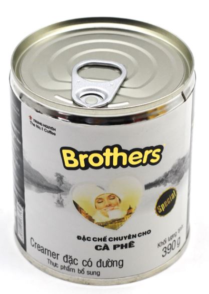 Sữa đặc cream đặc có đường - brothers 390g f&n