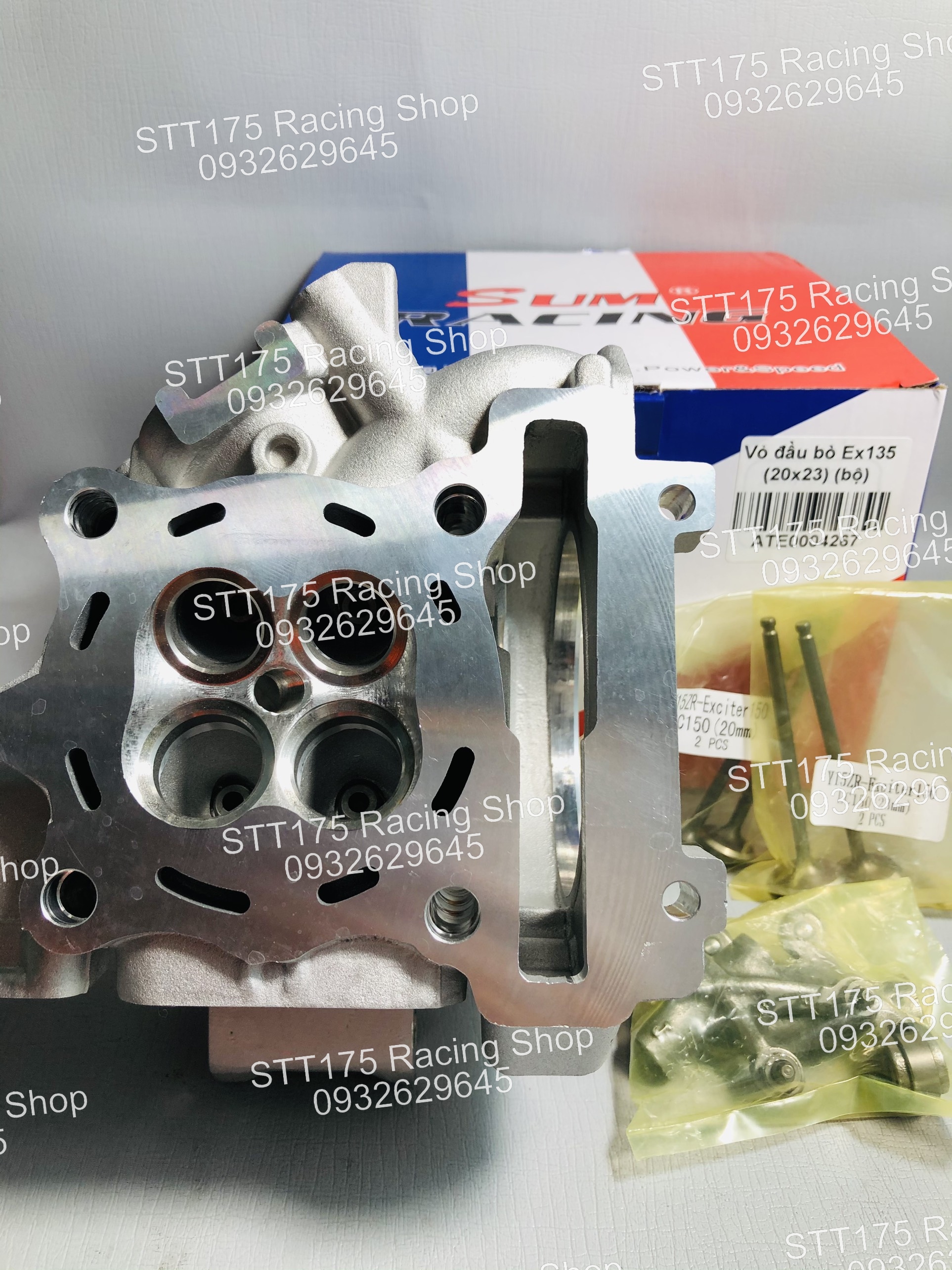 Vỏ đầu bò super head sum racing dành cho exciter 135
