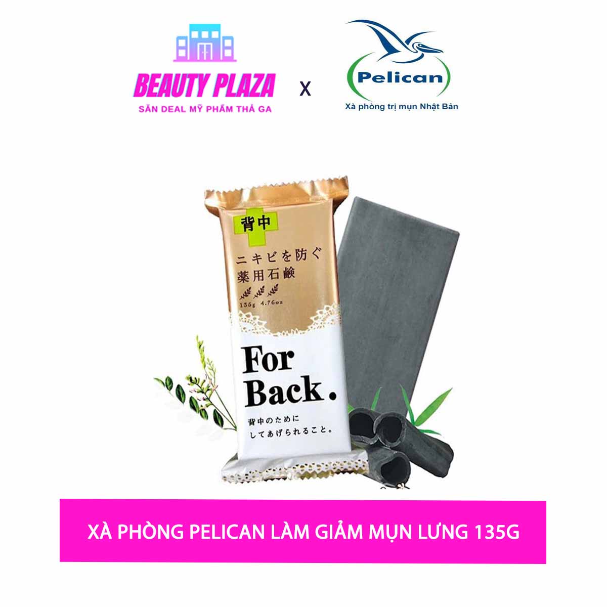 Xà phòng làm giảm mụn lưng for back medicated soap - 135g