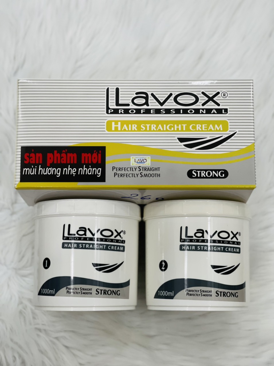 Kem Duỗi thẳng tóc thương hiệu LAVOX chuyên nghiệp Hair Straight Cream