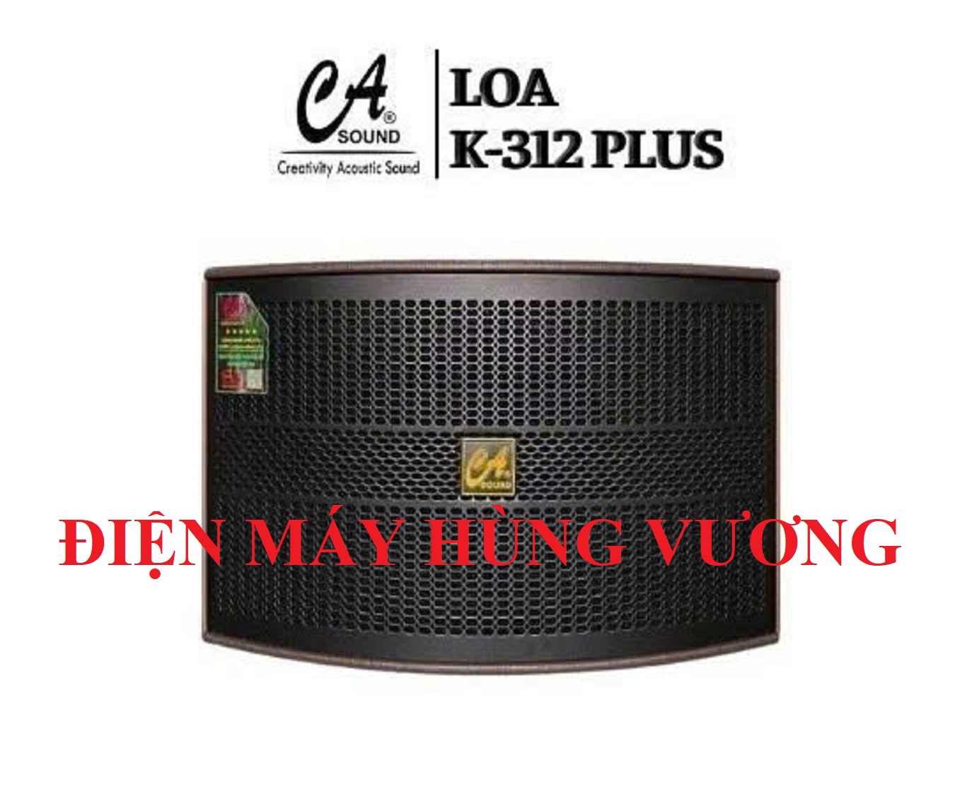 Một đôi  karaoke CAsound K - 312 1 bass 30( 12'') coil 45 - 4 tép giấy 3. Công suất 300W, nhập khẩu tại Đài Loan.