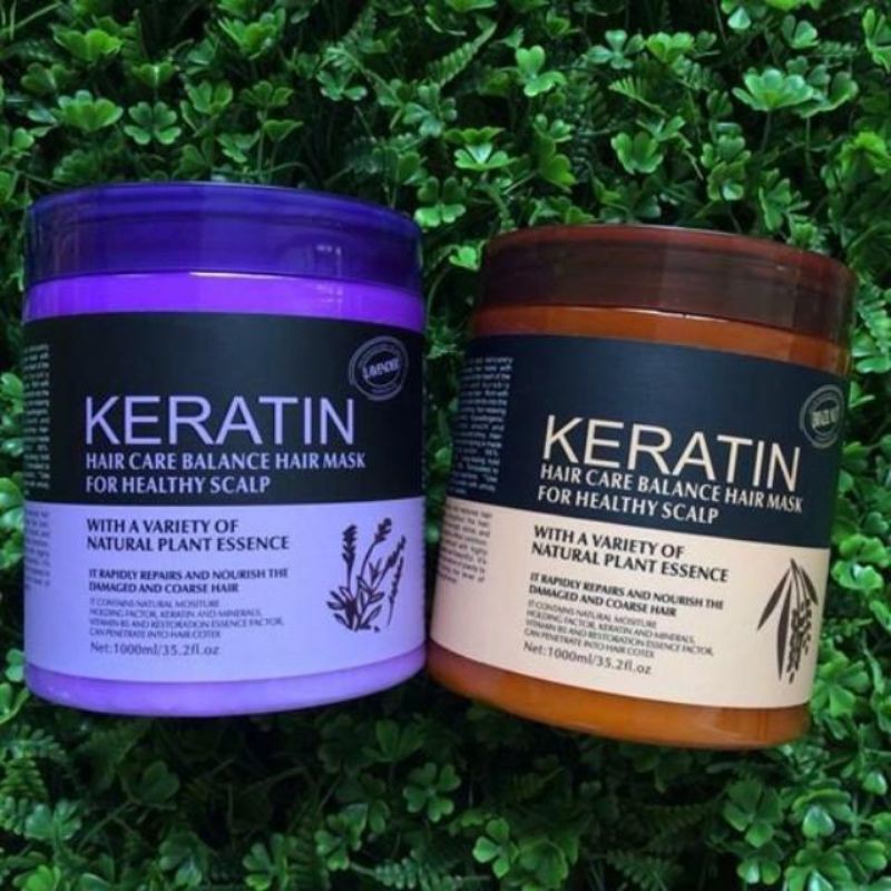 Hấp dầu keratin phục hồi tóc 1000ml. hàn quốc|màu tím