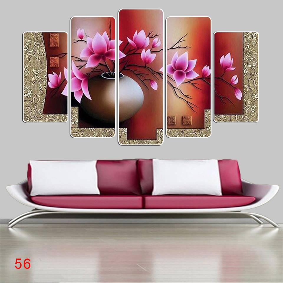 Tranh treo tường hoa lan /Gỗ Hàn Quốc phủ melalin - chịu nước chống muối mọt HP01
