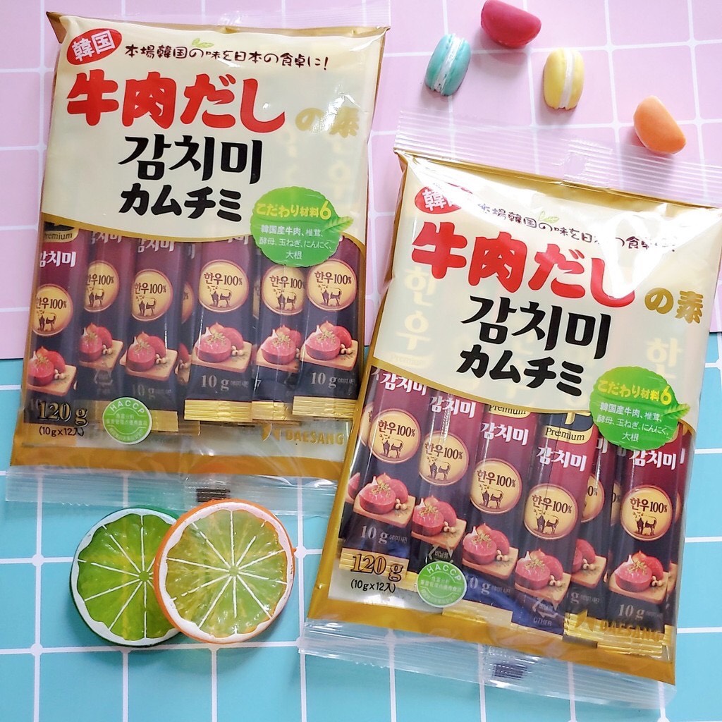 Hạt Nêm Bò Dạng Thanh Daesang Nhật 120g (Date 08/2025)