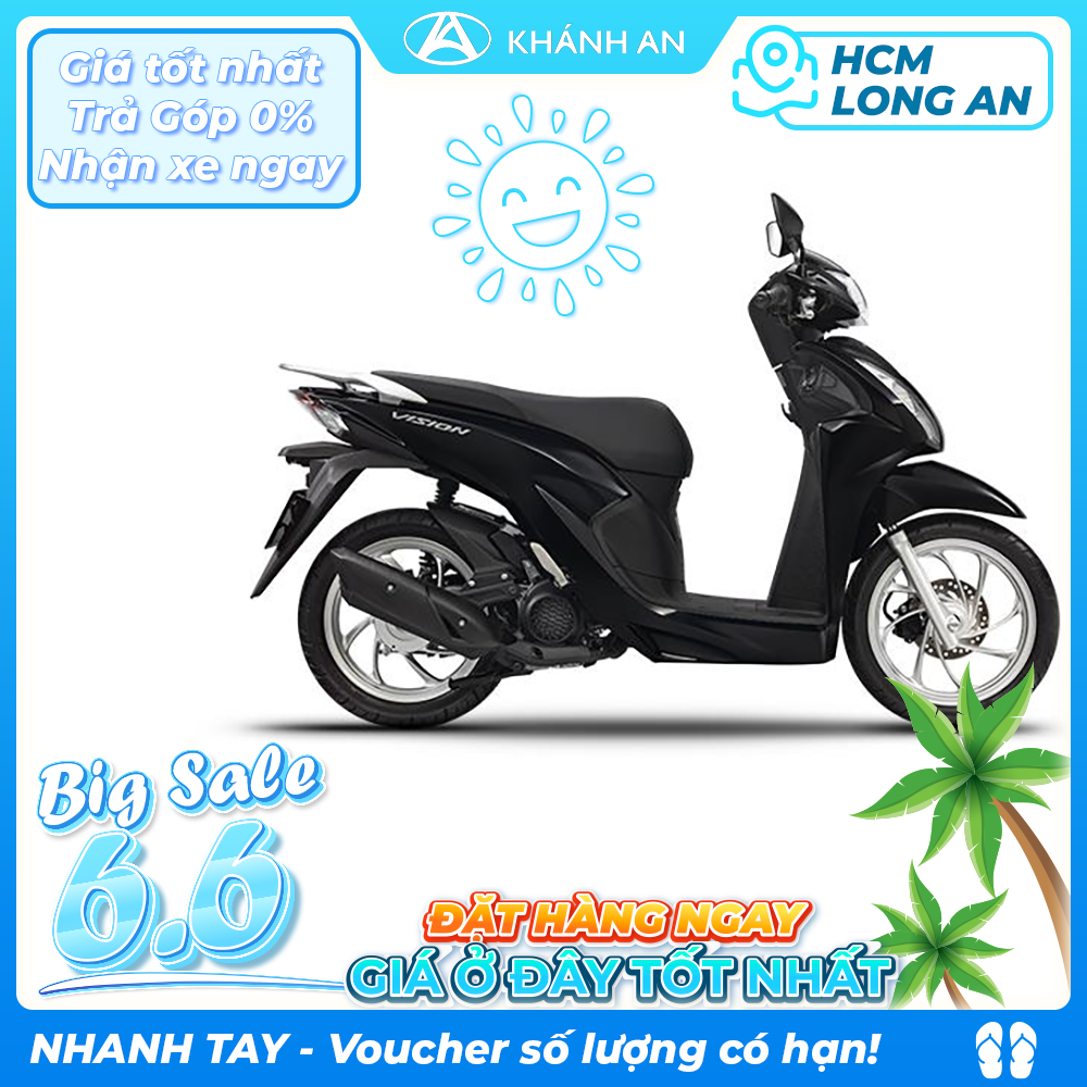 Xe máy Honda Vision 2023 Phiên bản Tiêu Chuẩn