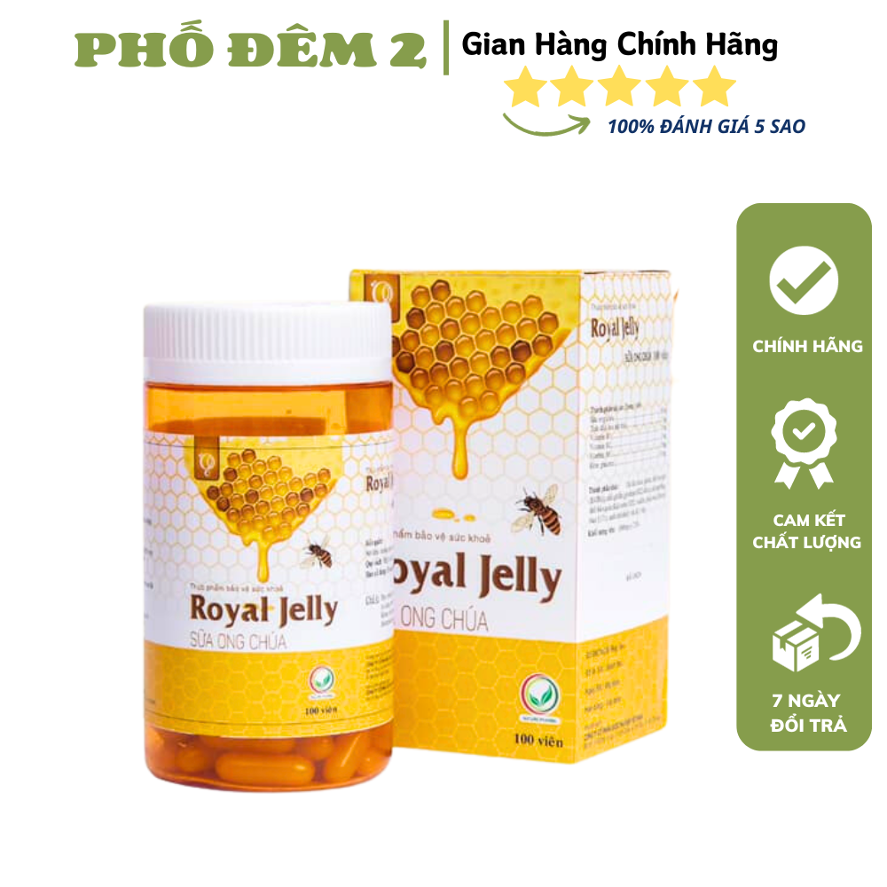 Viên sữa ong chúa Schon Royal Jelly , giảm nám, tàn nhan Hộp 100v