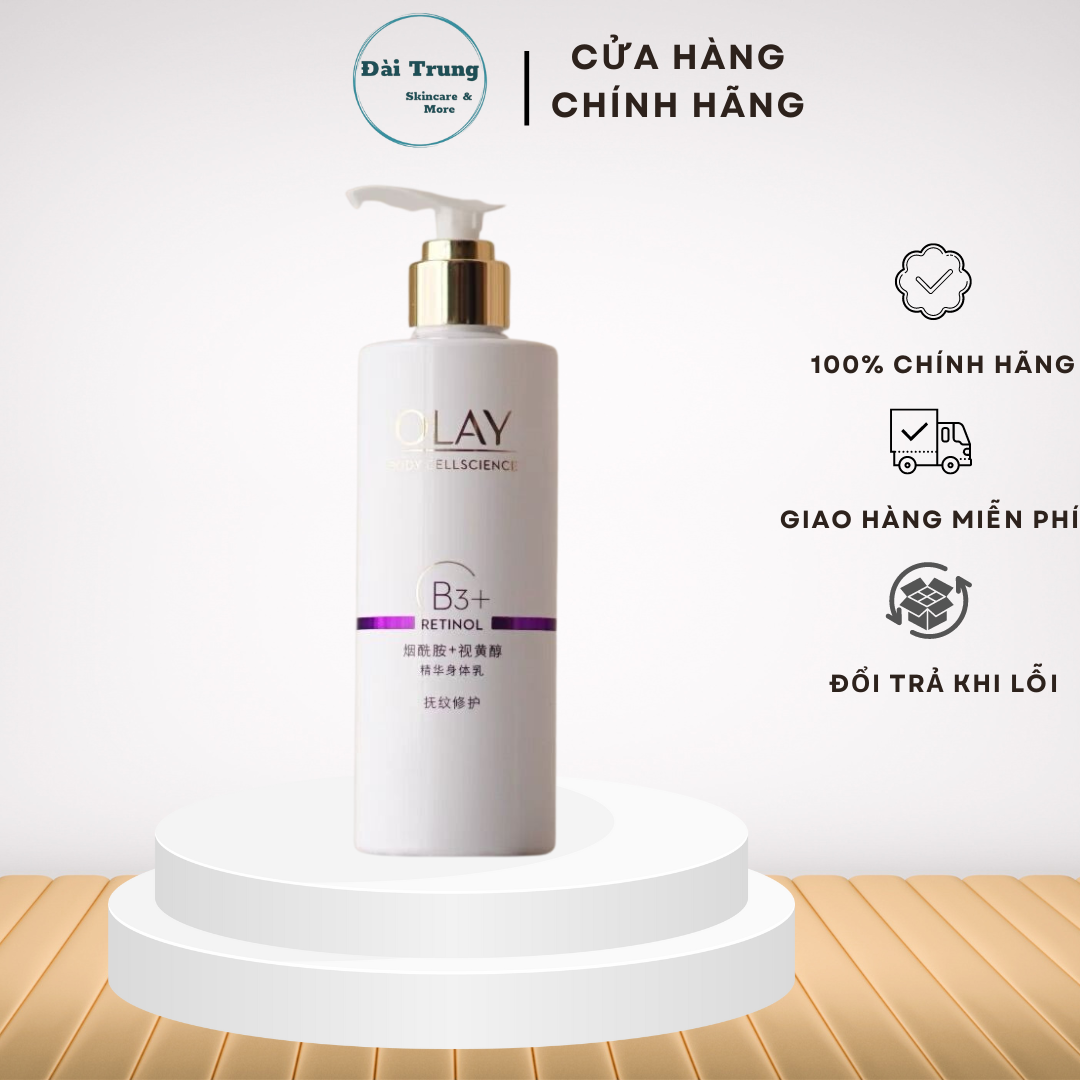 Sữa dưỡng thể trắng da Olay Retinol + Vitamin B3 250ml
