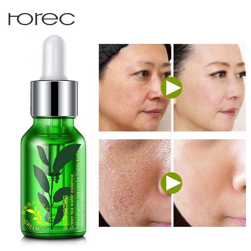 Serum trắng da trà xanh rorec khử nám, mụn , chống lão hóa 15ml