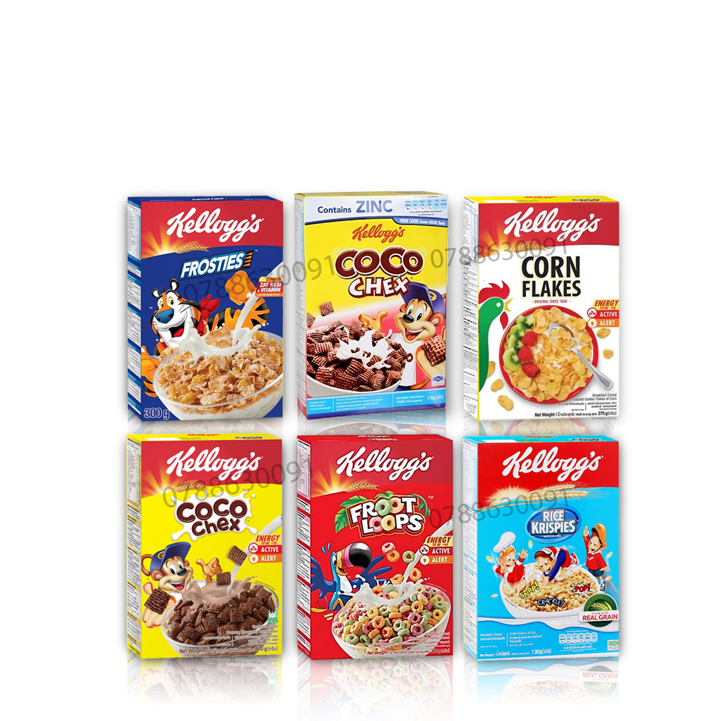 Ngũ Cốc Ăn Sáng Kellogg’s dinh dưỡng cho bé nhiều vị