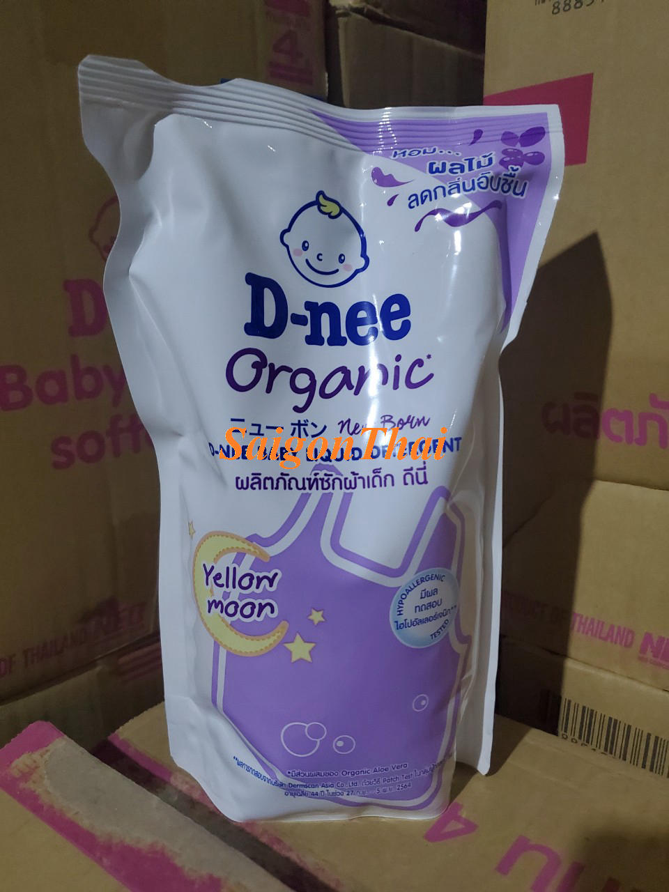 Nước giặt và xã Dnee túi 550ml - Màu tím