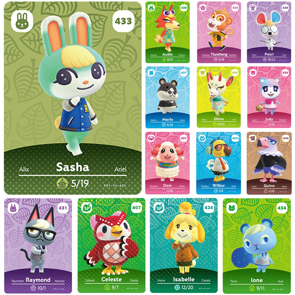 CW Animal Crossing Card New Horizons for games Amibo Switch Lite Cards