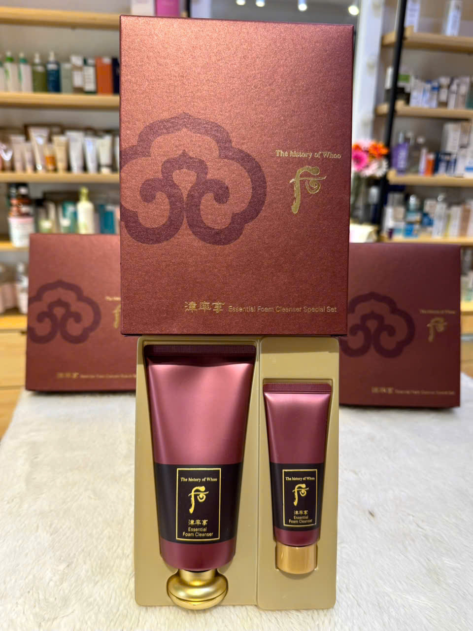 [WHOO]Set Sữa Rửa Mặt The History Of Whoo Đỏ Jinyulhyang Essential Foam Cleanser Special Set