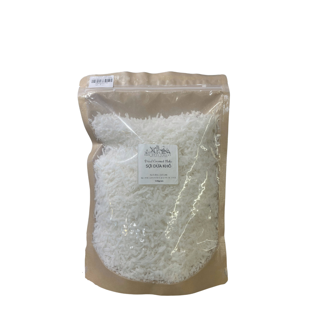 Dừa sợi khô -grated coconut flakes the nuts valley