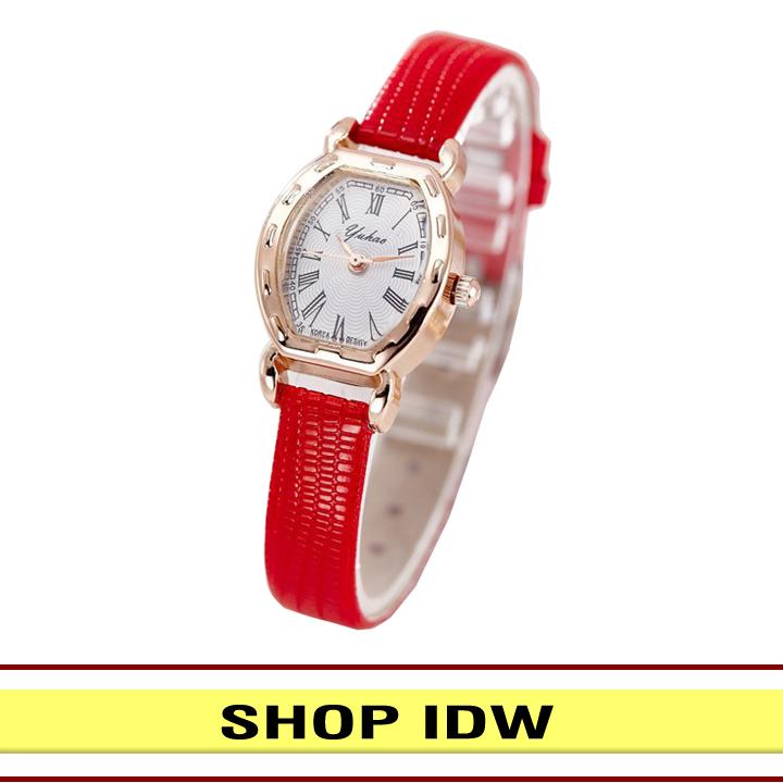 Đồng hồ nữ dây da thời trang yuhao idw 4721