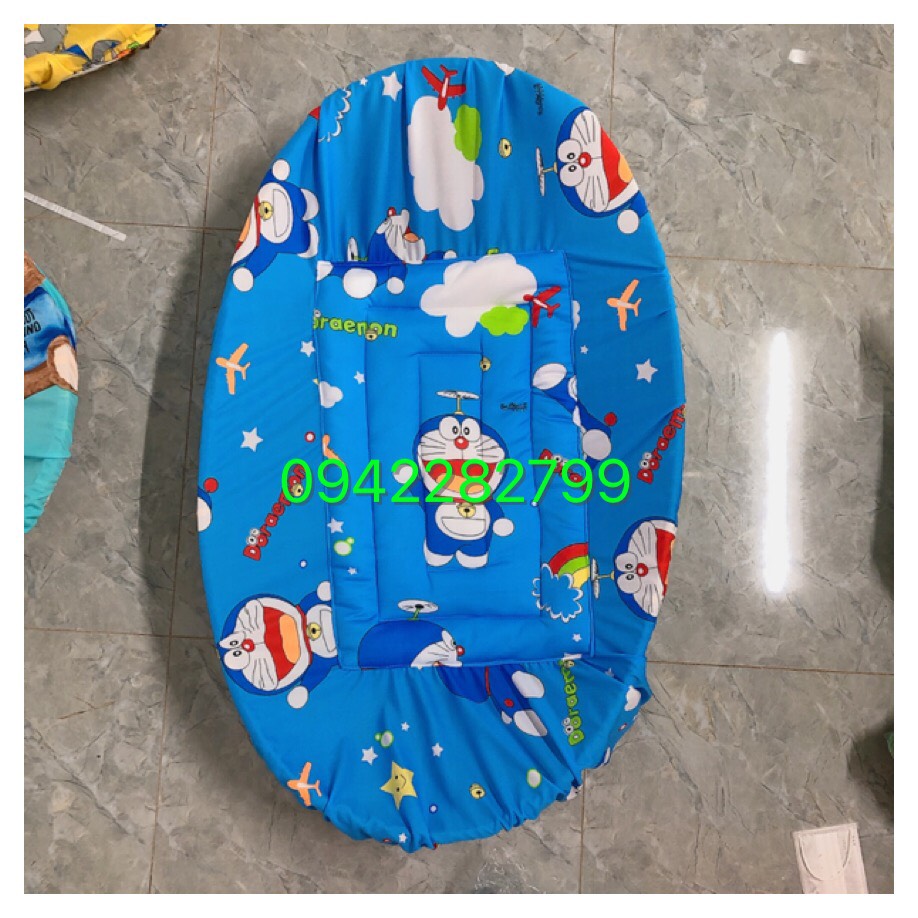 (Nôi Đại)Bộ nôi tre nằm võng ((L;100*68cm)-Nôi tre đặt võng cho bé size lớn(Bạn Áp Mã Feeship max giả phí vận chuyển)-(Tặng quần cho bé)