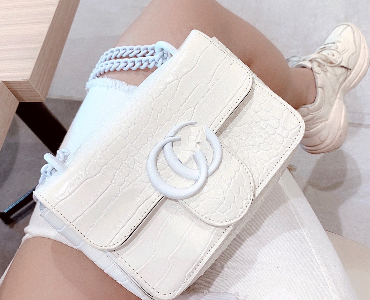 [HCM]Túi xách nữ full màu dây xích túi ngọc trinh thời trang giỏ xách hàng đẹp GGMAU01