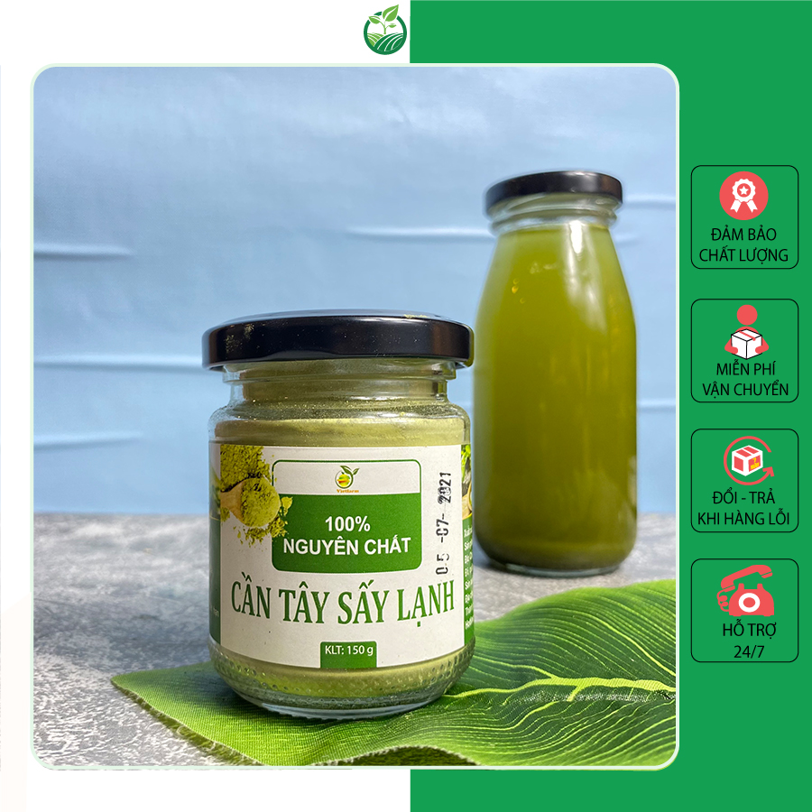 Bột Cần Tây Sấy Lạnh Nguyên Chất 100% - Giảm Cân, Đẹp Da - Bách Hóa Xanh