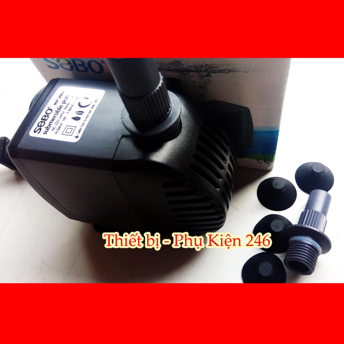 Máy bơm nước hồ cá La hán - Cá Dĩa - hồ cá thủy sinh WP-206K