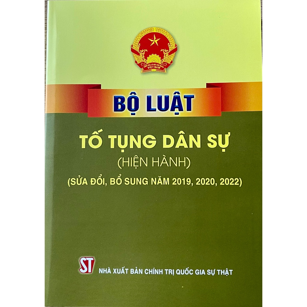 Bộ luật tố tụng dân sự - bản in 2024