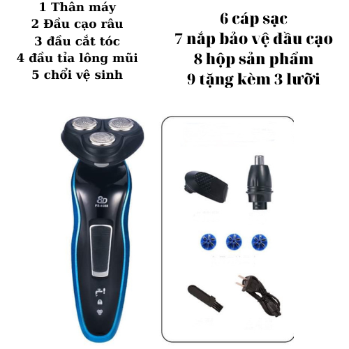 Máy cạo râu mini-dao cạo râu 8d