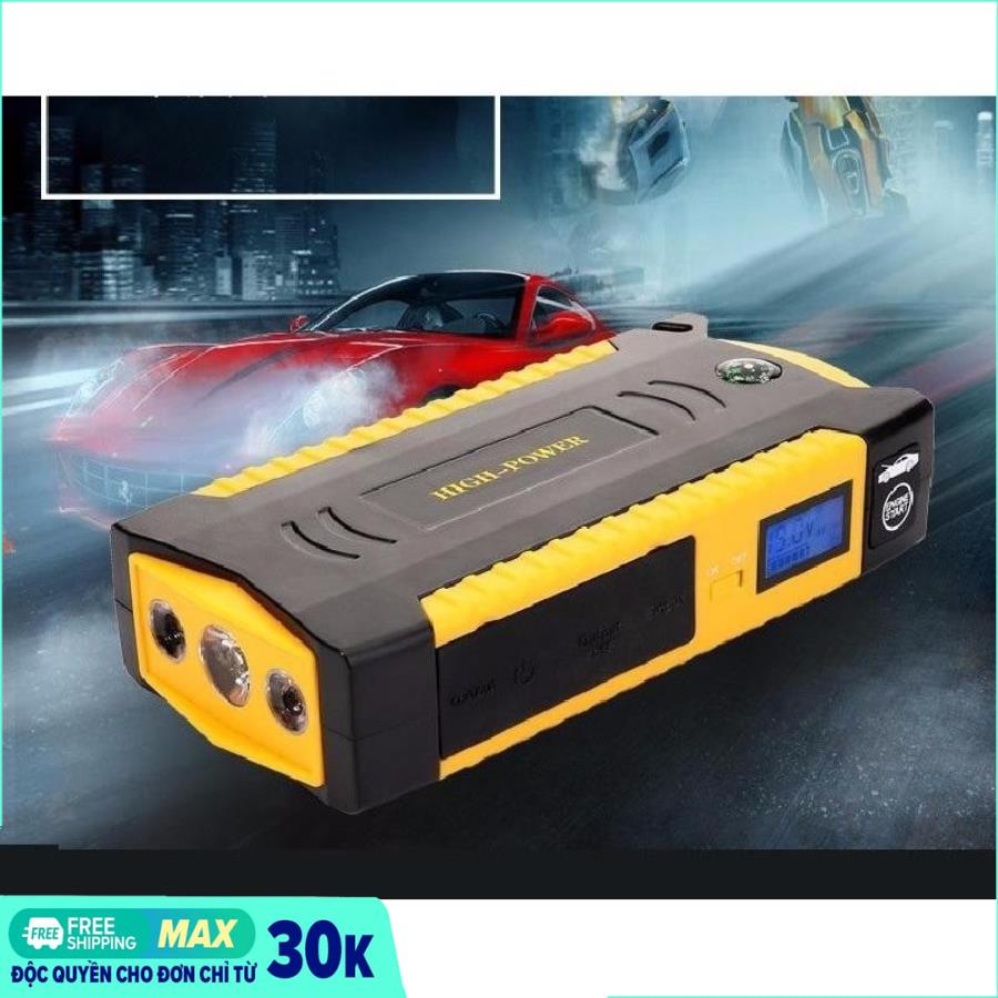 Bộ kích điện ô tô 3 trong 1/Bộ Kích nổ ô tô chuyên dụng High Power 300A (Vàng)
