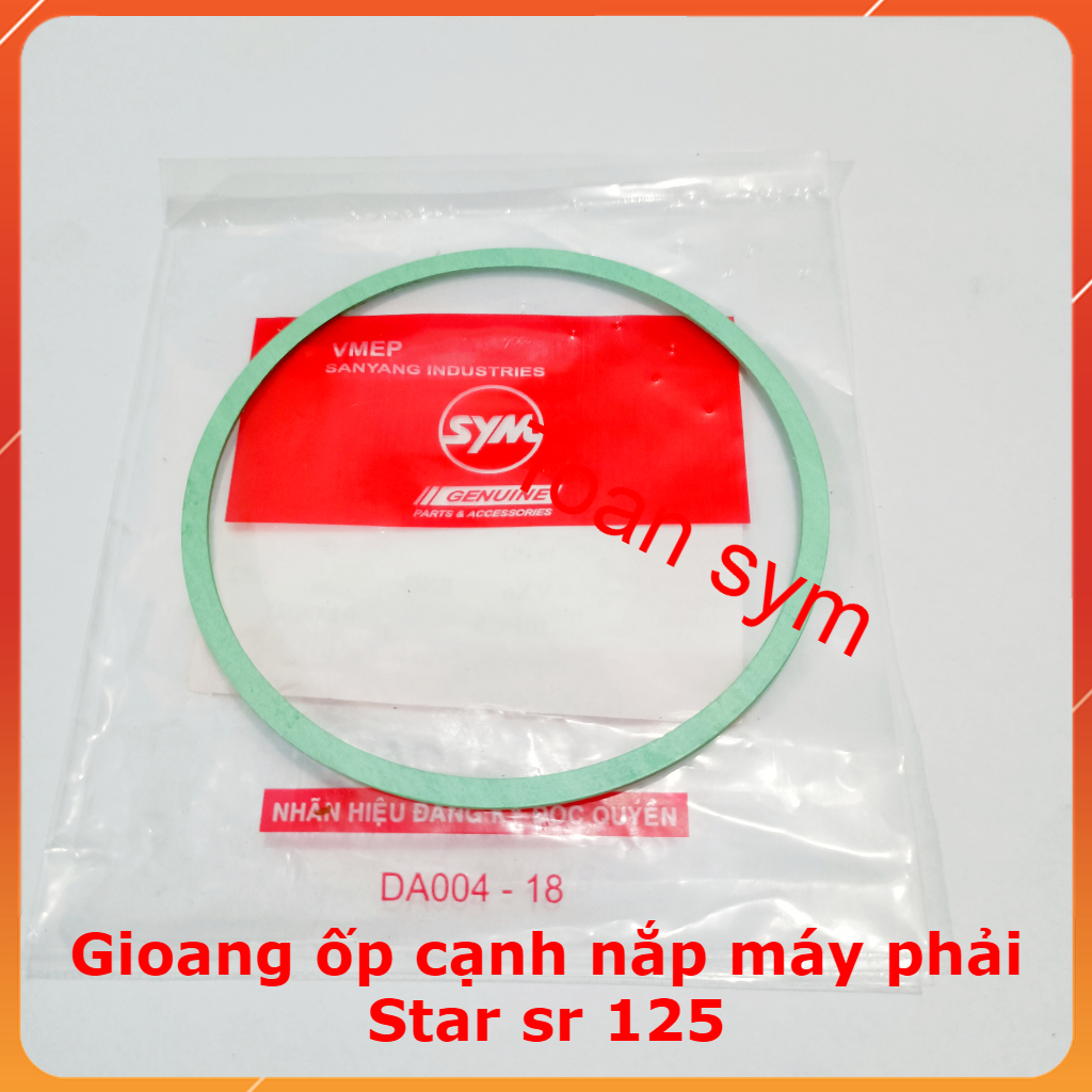 Gioang ốp cạnh nắp máy phải xe star sr 125 chính hãng sym
