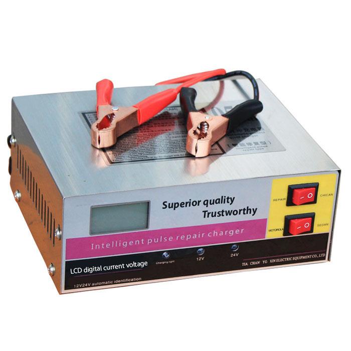 Máy sạc bình ắc quy tự động điện áp - hồi phục bình sử dụng mỗi lần - điện áp 12v-24v 7giftshop