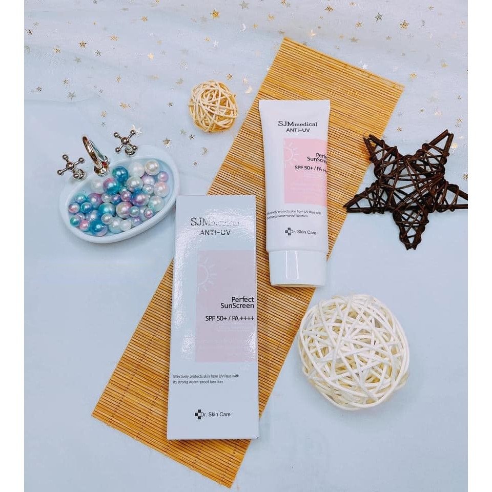 Kem Chống Nắng N&acirc;ng Tone Da SJM Medical Anti UV Perfect SunScreen 60g H&agrave;n Quốc Green Store G14