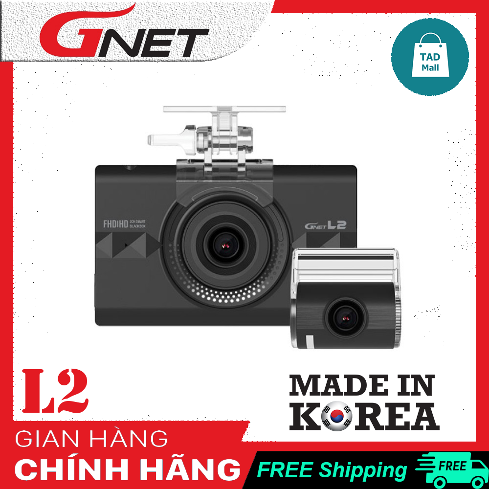 Camera hành trình hàn quốc cao cấp gnet l2 - sx 100% tại hàn quốc - bh 12 tháng