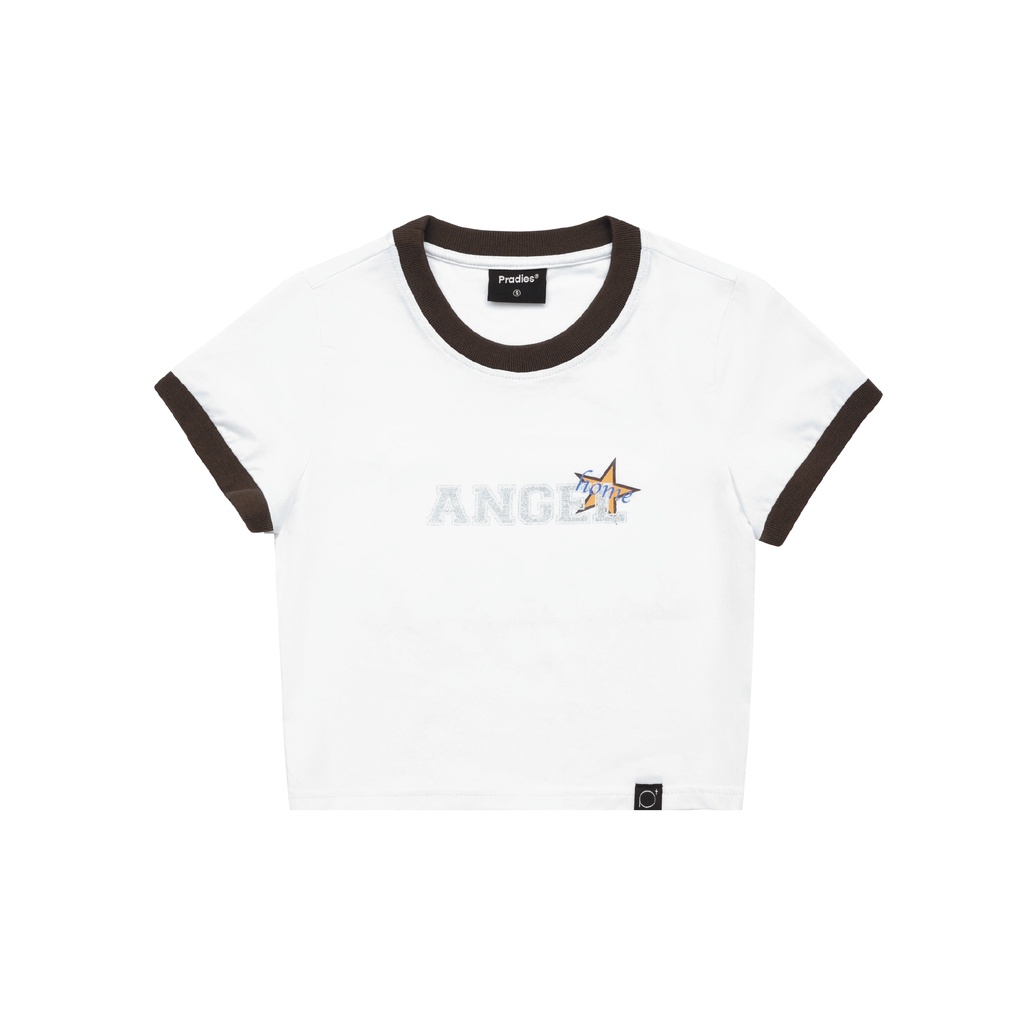 Áo croptop pradies bling angel phome croptee