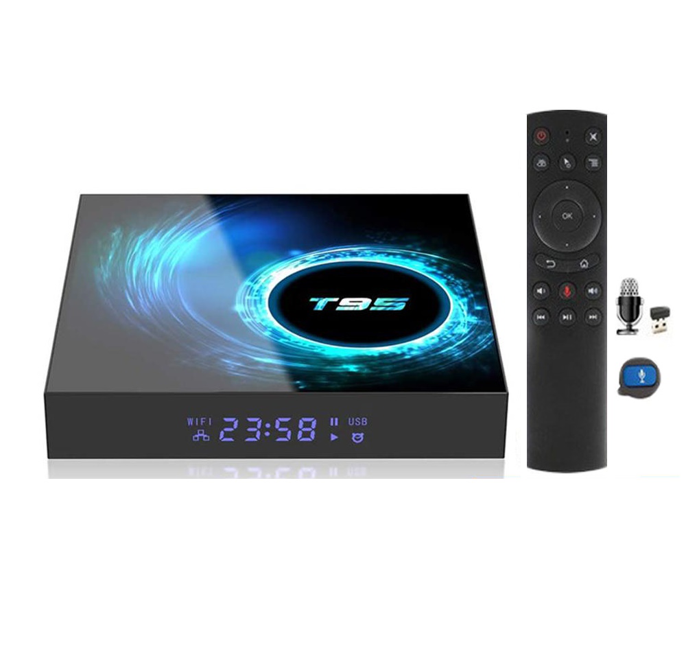 [HCM]Android T95 bluetooth RAM 2G ROM 16G có điều khiển giọng nói tiếng Việt cài sẵn bộ ứng dụng giải trí Android 10