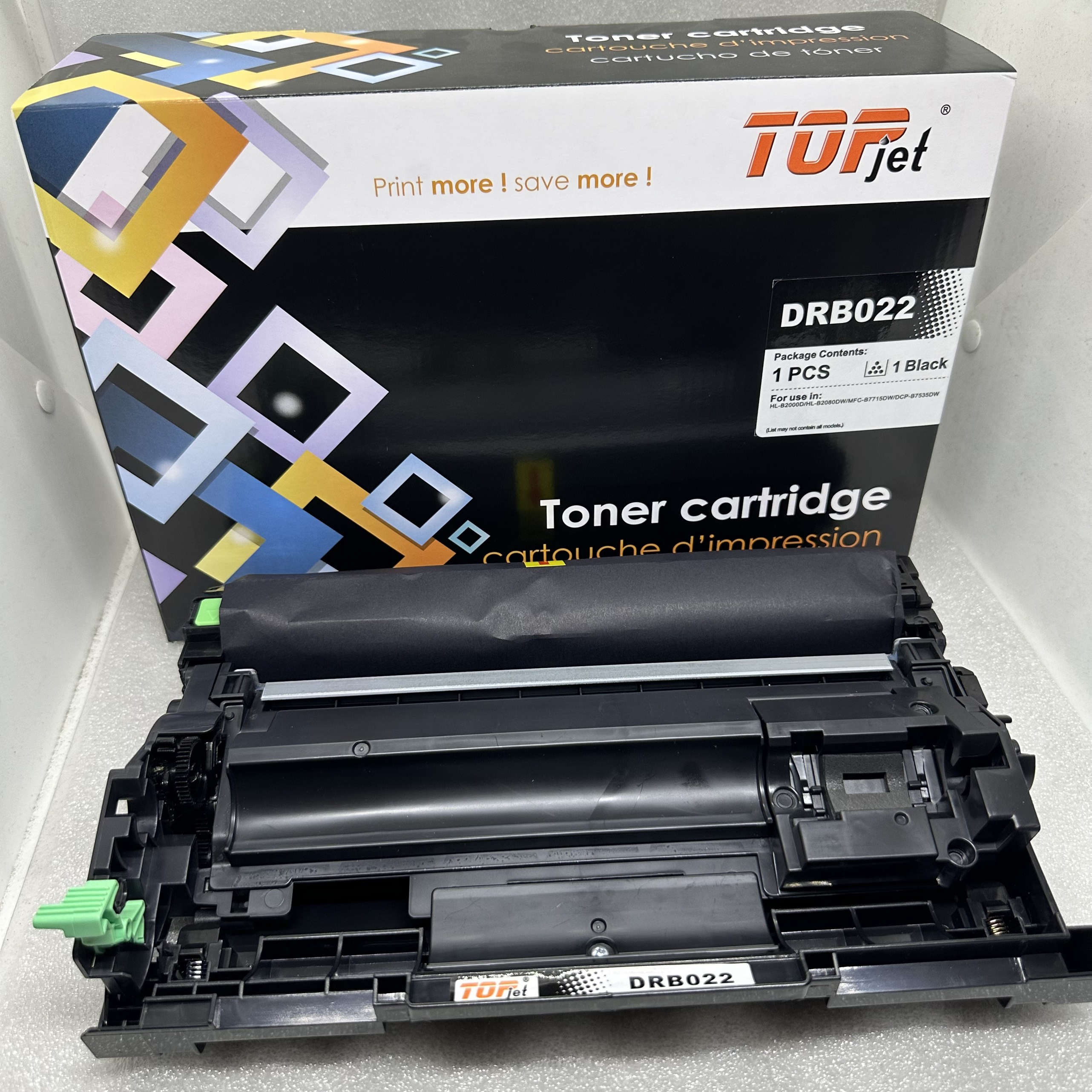 Cụm drum DR B022 TOPJET cho máy in Brother HL-B2000D, HL-B2080DW, DCP-B7535DW, MFC-B7715DW nhập khẩu giá rẻ