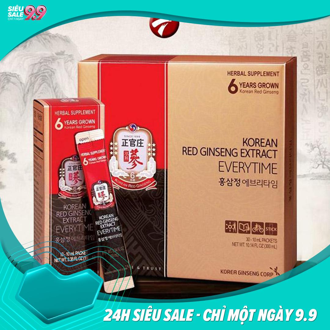 Tinh chất hồng sâm cao cấp chính phủ KGC Cheong KWan Jang hộp 30 gói.