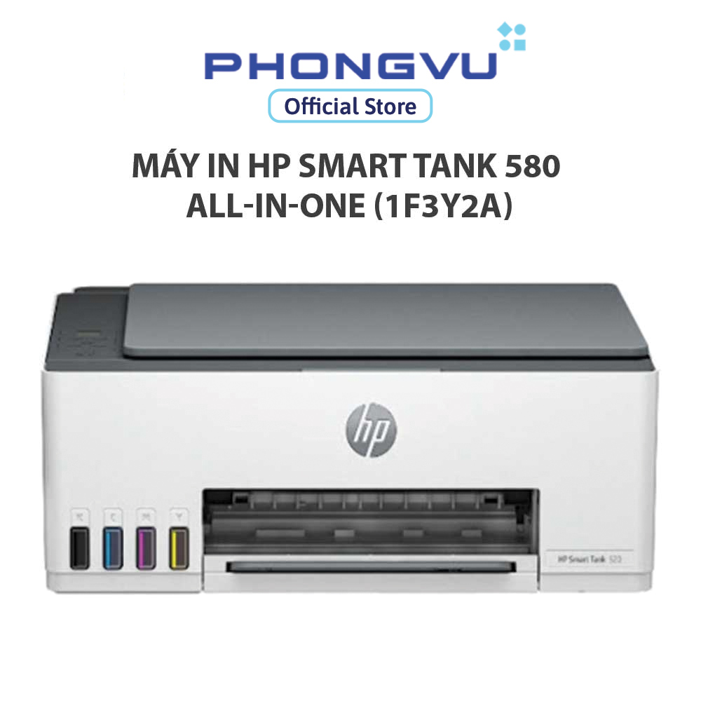 Máy in HP Smart Tank 580 All-in-One (1F3Y2A) - Bảo hành 12 tháng