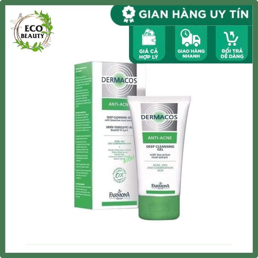 Sữa rửa mặt Dermacos ngăn ngừa mụn 150mL