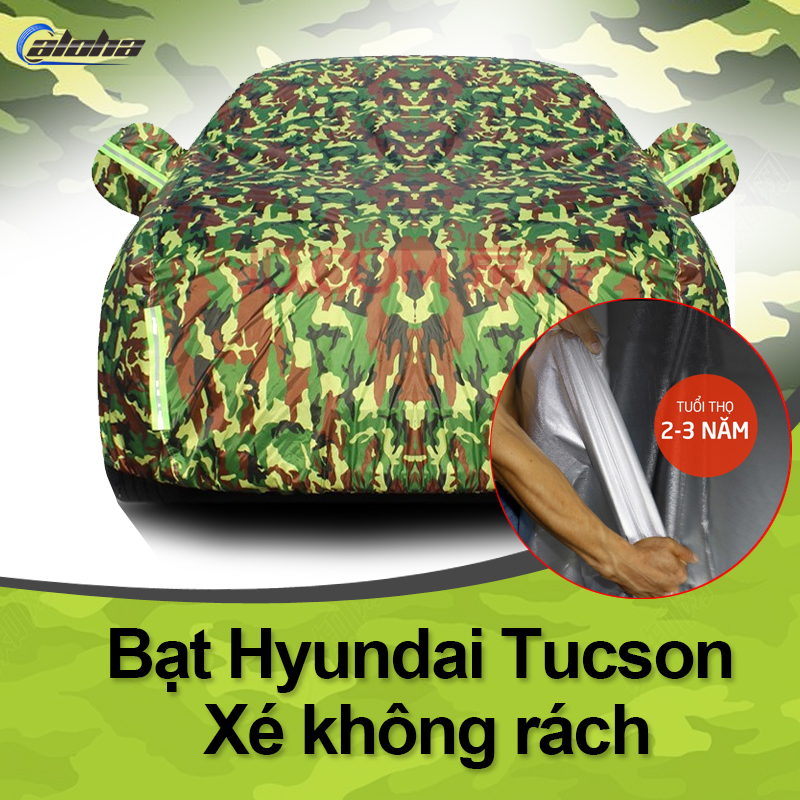 [HCM][HYUNDAI TUCSON] Bạt phủ xe ô tô HYUNDAI TUCSON áo trùm xe hơi tấm che nắng cho xe ô tô 4 đến 7 chỗ gấp xếp gọn gàng kèm túi đựng chất liệu vải dù Polyester Oxford Fabric cao cấp chống nước tốt chống nắng vượt trội độ bền cao BPXML