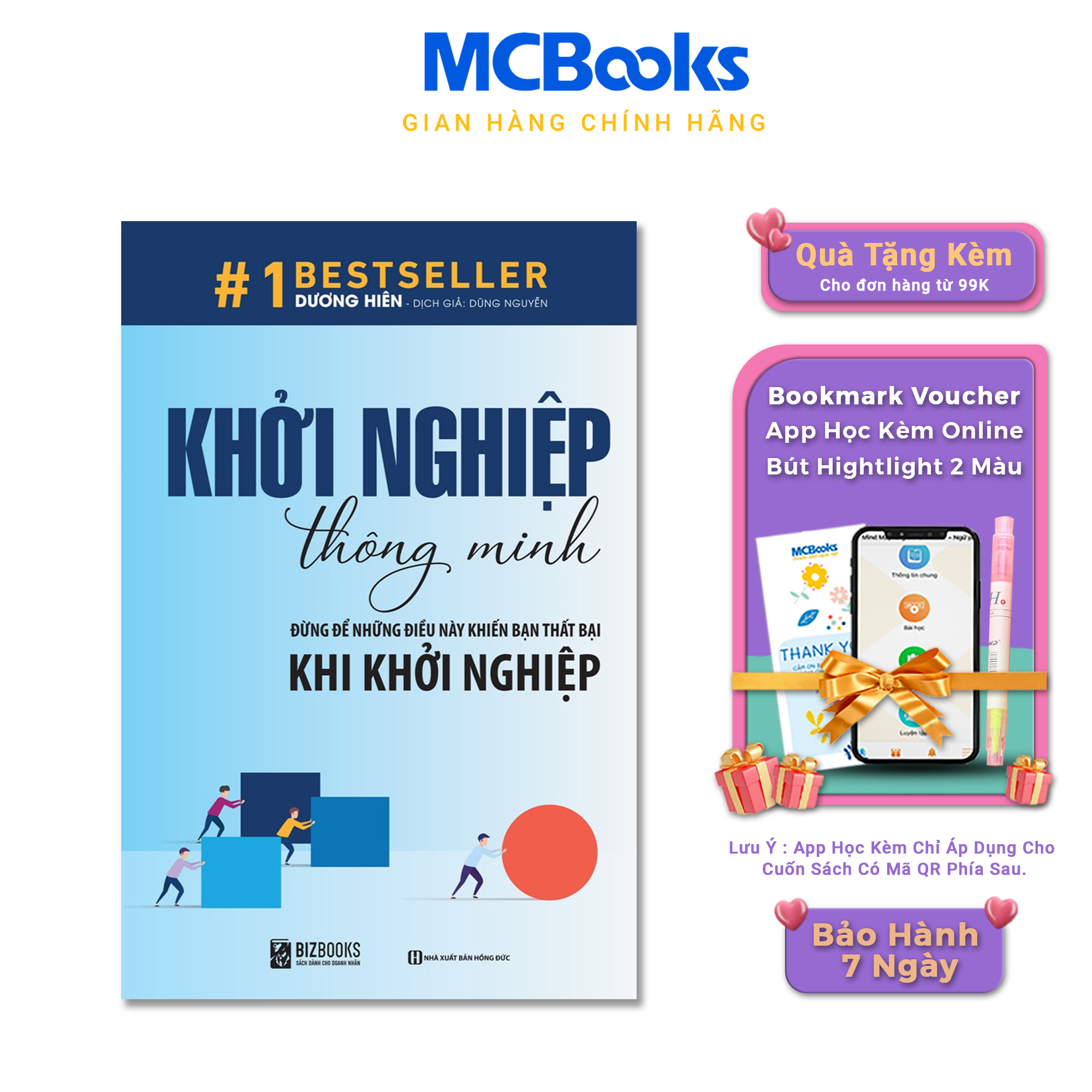 Sách - khởi nghiệp thông minh – đừng để những điều này khiến bạn thất bại khi khởi nghiệp - mcbooks