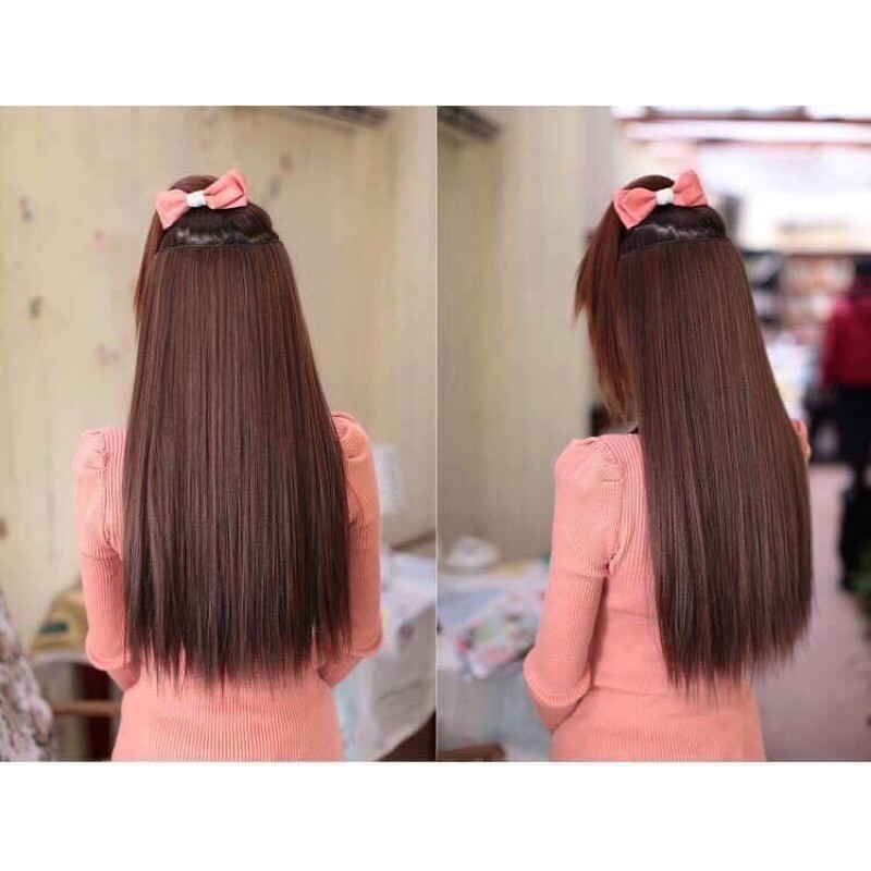 ❤️ ❤️-tóc kẹp thẳng 60cm