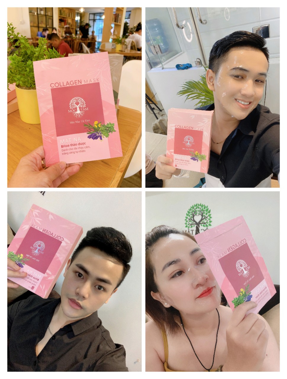 Mặt nạ Collagen Hoa thảo dược