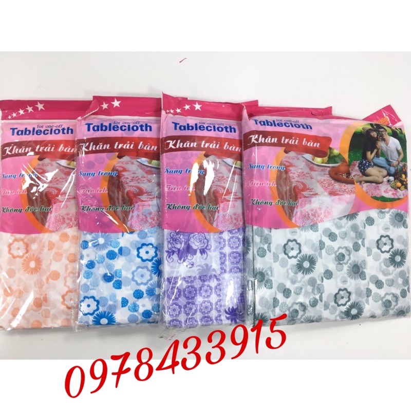 Khăn trải bàn 1 lần, khăn trải bàn nilong dùng 1 lần
