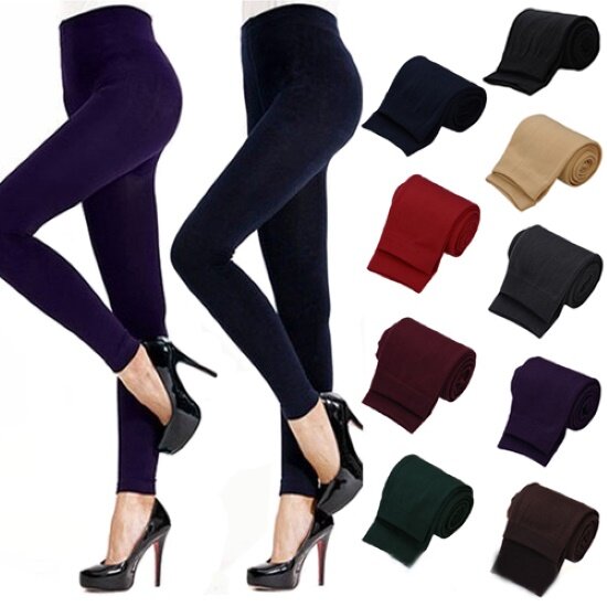 Quần legging nữ ôm sát giữ ấm mùa đông dày dặn co giãn