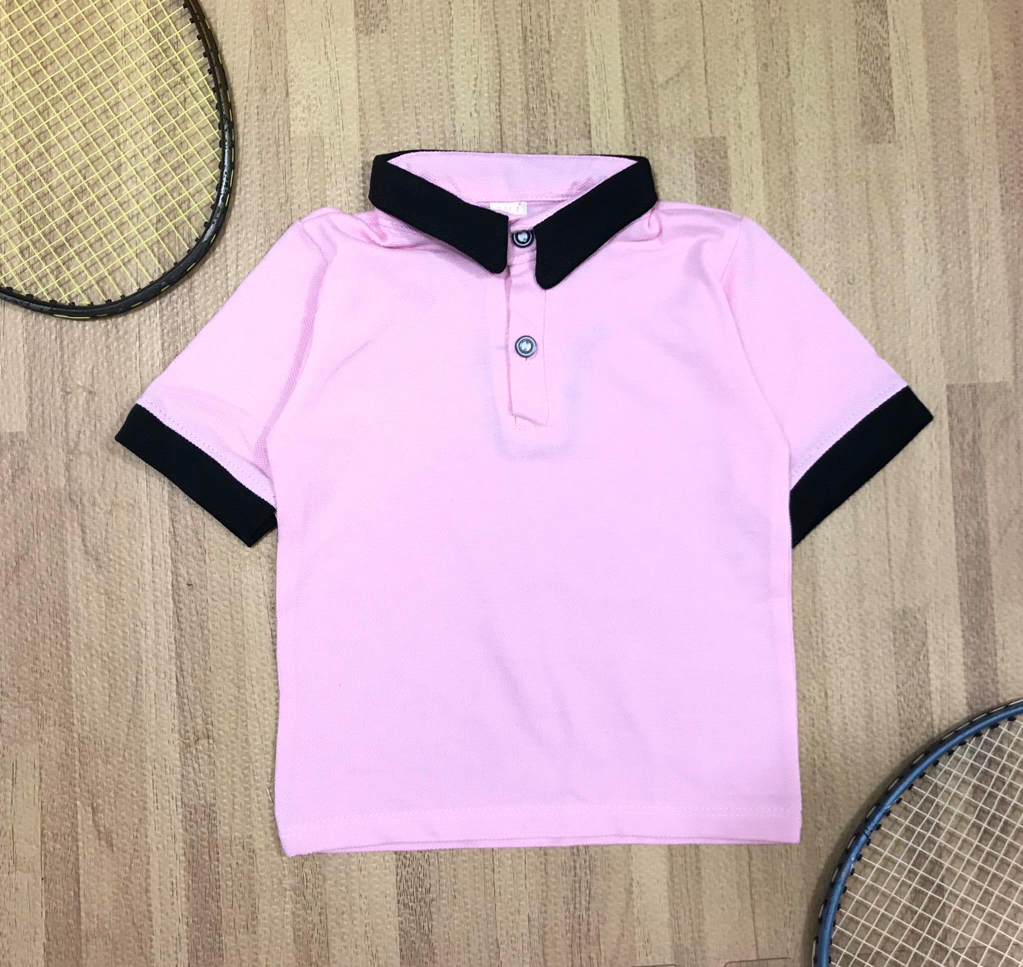 Áo thun cổ bẻ cao cấp cho bé trai/bé gái 10-24kg-Chất thun cá sấu siêu đẹp