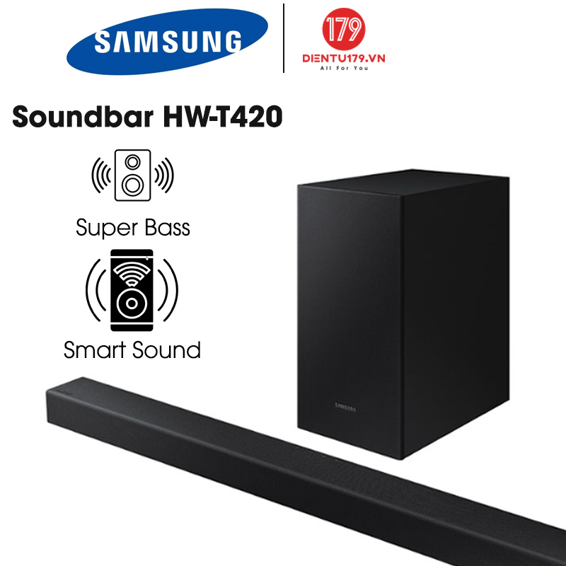 Hàng chính hãng - Loa thanh Soundbar Samsung T420 Model 2020
