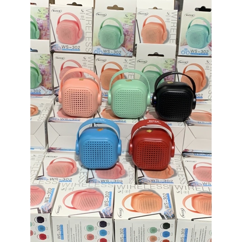 Loa bluetooth mini ws-302, loa bluetooth bass mạnh, loa bluetooth mini thế hệ mới 2022 cực hot, loa bluetooth giá rẻ, bảo hành 12 tháng