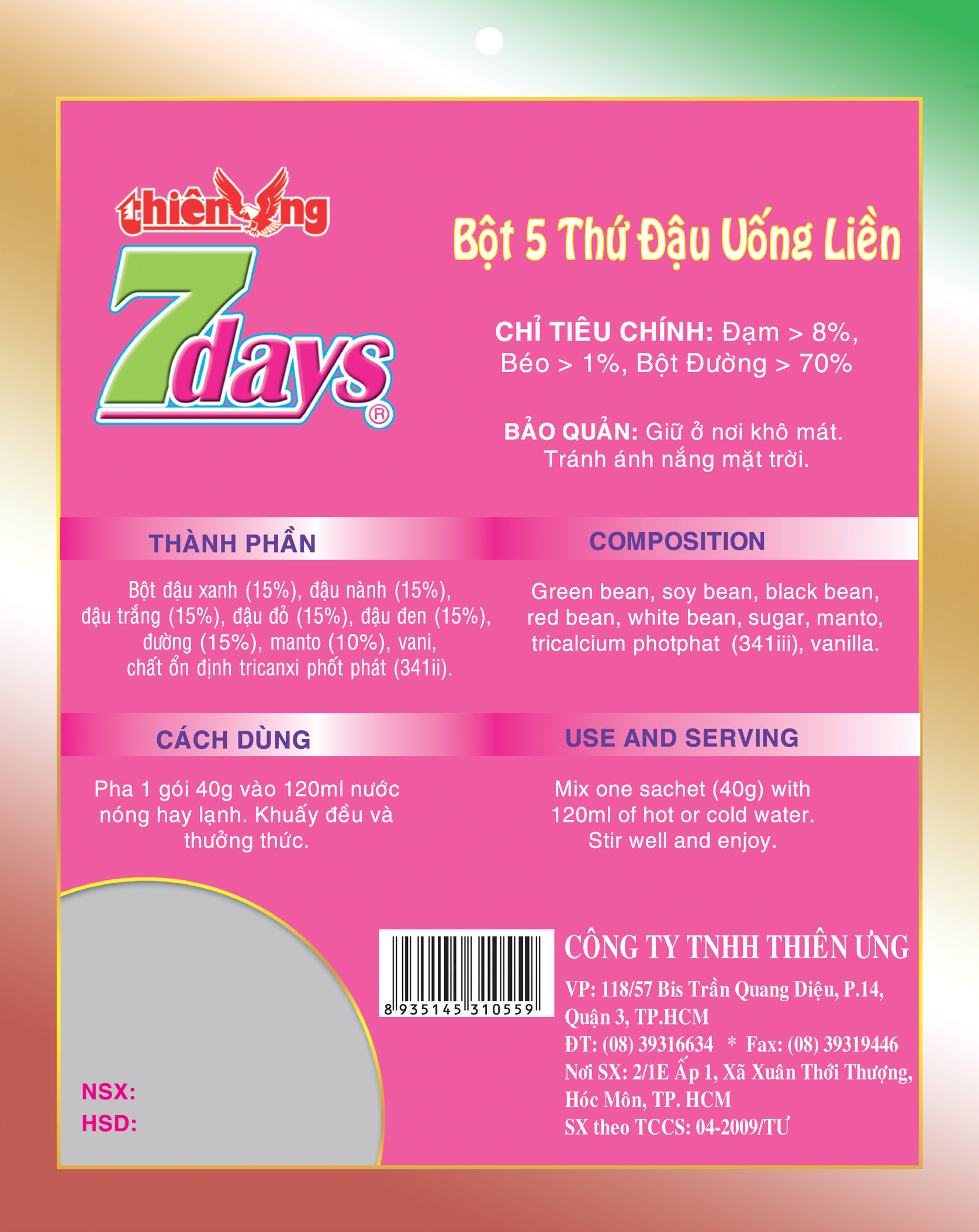 5 thứ đậu 7 days